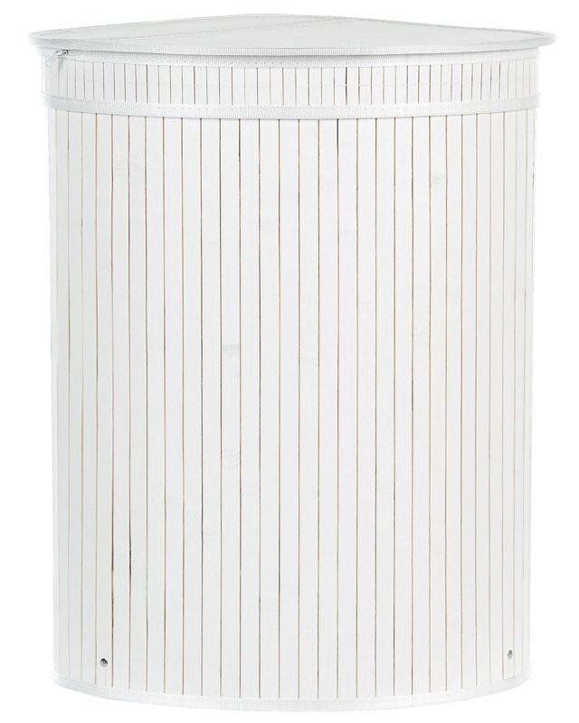 Kosz bambusowy z pokrywką biały Badulla 1 szt.