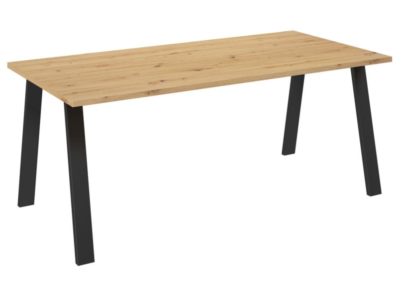 Stół do jadalni metalowe nogi Bonni Kleo 185x90 Dąb Artisan 1 szt.