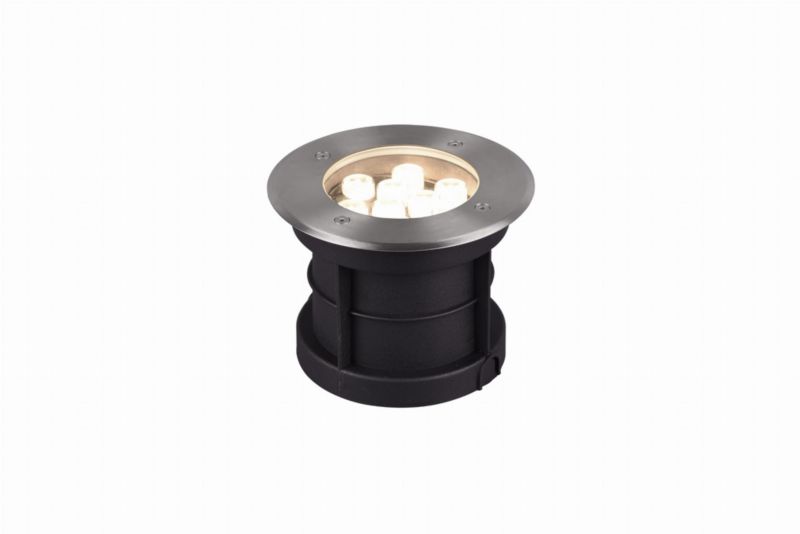 Lampa gruntowa najazdowa Trio Belaja srebrna LED 9W 3000K 540lm IP65 wym: 12 x 16 x 16 cm metal - 1 szt.
