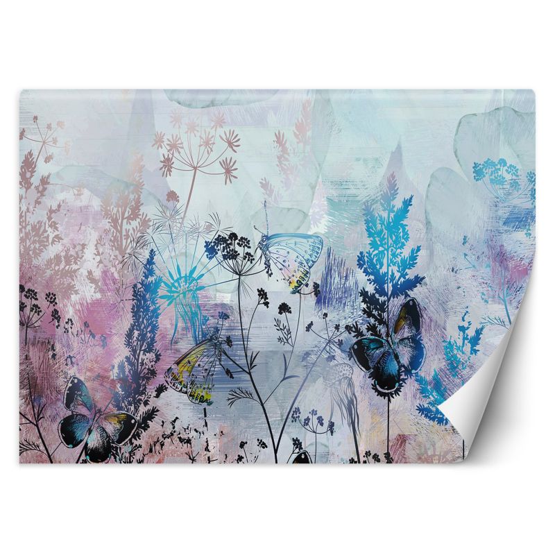 Fototapeta Feeby Łąka Motyle Kolorowe Kwiaty 400x280 1 szt