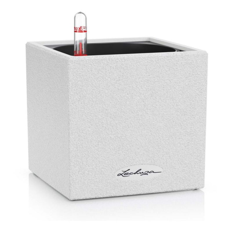 Doniczka Lechuza Do Domu Ogrodu CANTO Stone 14 Biała 1 szt