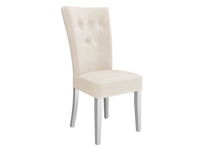 Krzesło MIRJAN 24 S67 biały półmat + kremowy 1 szt.