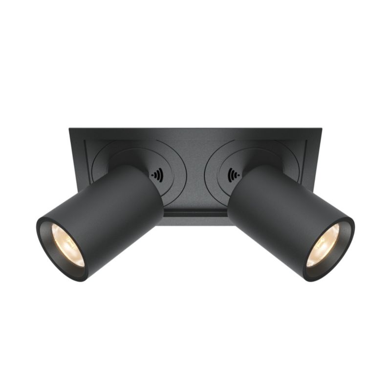 Oprawa sufitowa wpuszczana Maytoni Hidden czarna LED 20W 3000K 1400lm ruchoma IP20 wym: 9,7 x 16,8 x 8,8 cm prostokątna - 1 szt.