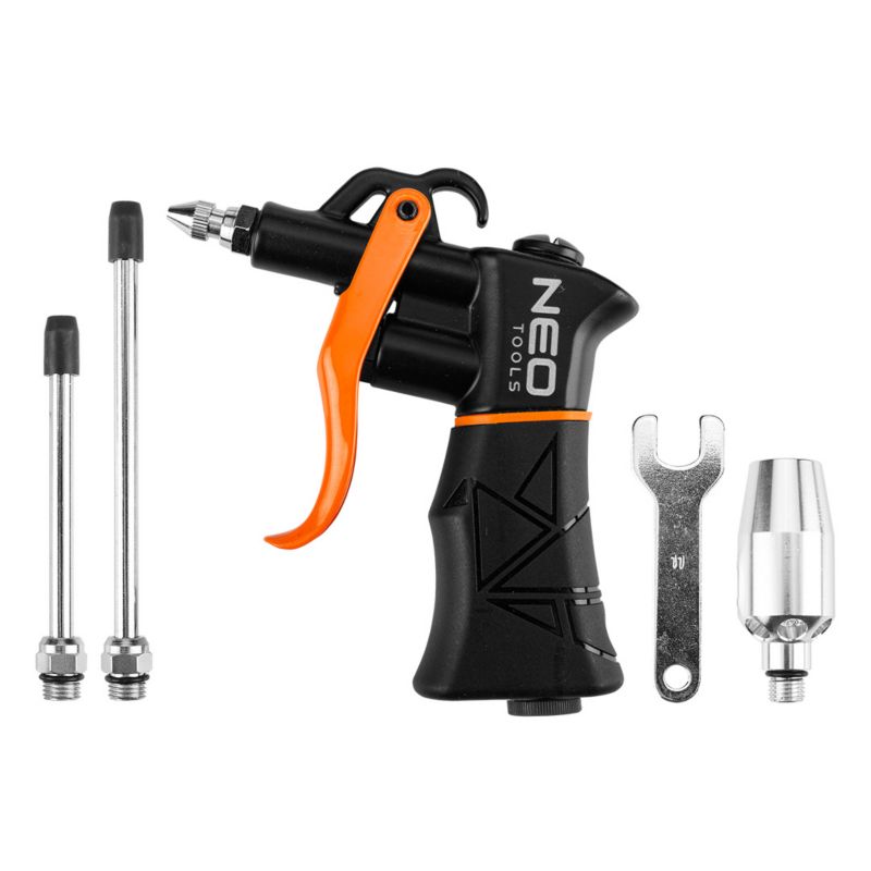 Pistolet przedmuchowy Venturi NEO Tools wysoki przepływ ciśnienie 6,2bar 1 kpl