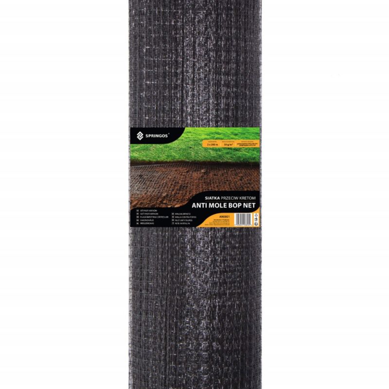 Siatka na krety Springos 1x100 m przeciw kretom, nornicom 30g/m2 1 szt.