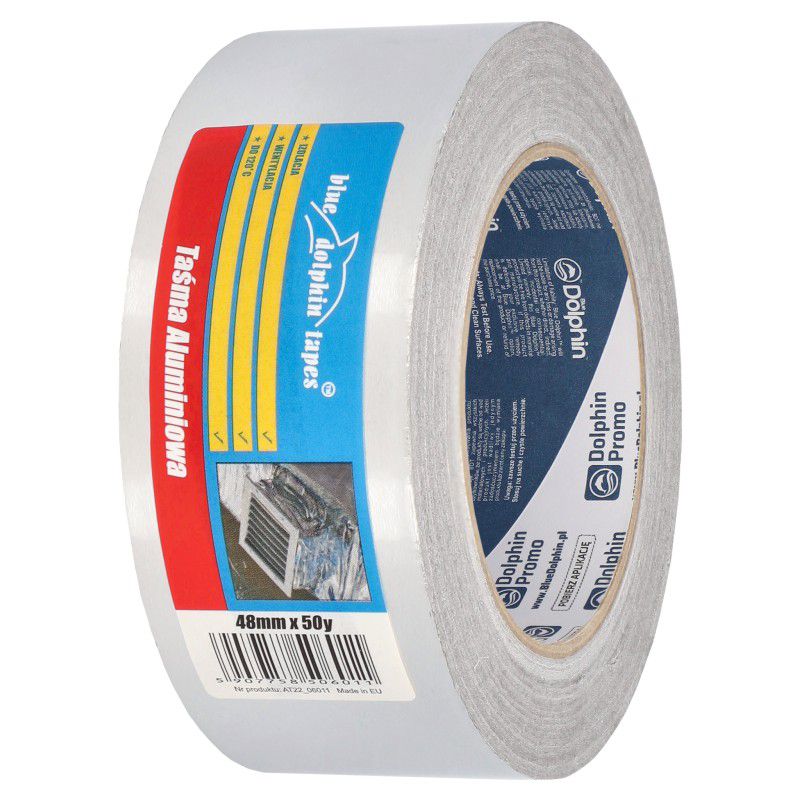 Taśma aluminiowa, Blue Dolphin, 48mm x 45,70m