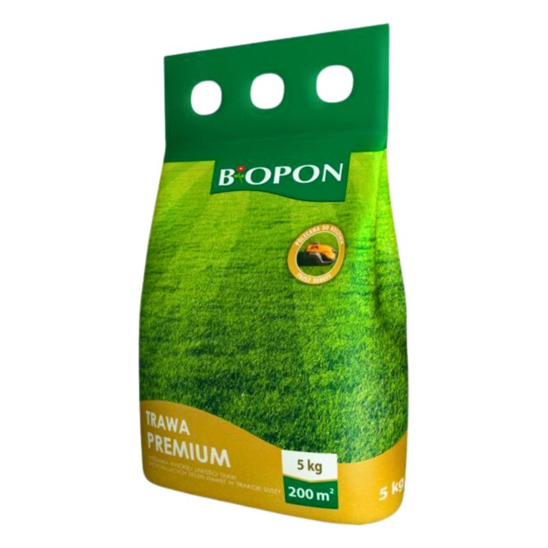 Nasiona Trawy Premium Biopon Mieszanka 5 Kg 1 Szt.