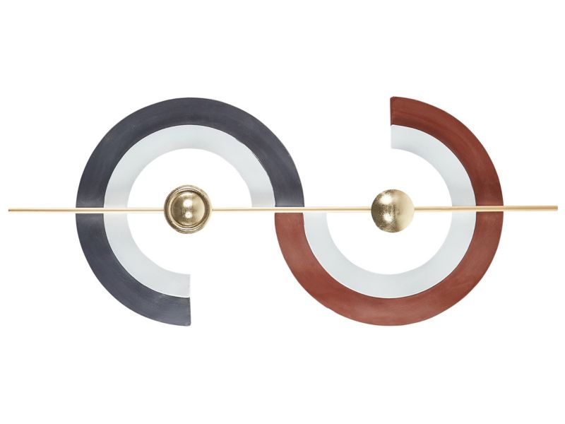 Dekoracja ścienna Faro Metal Kolorowy 42 cm 1 szt.