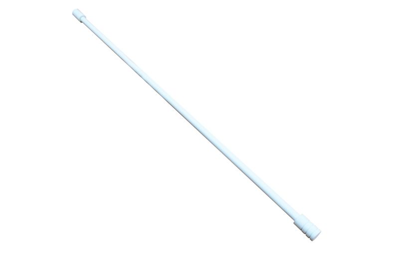 Zazdrostka GoodHome Dokos walec biała 70-100 cm fi 7/9