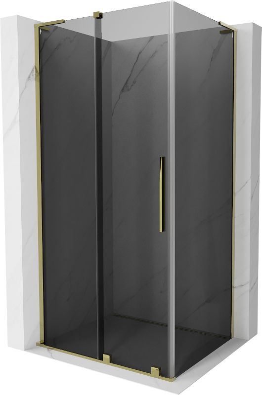 Kabina prysznicowa Mexen Velar L rozsuwana 120 x 110 cm grafit złota 1 szt.
