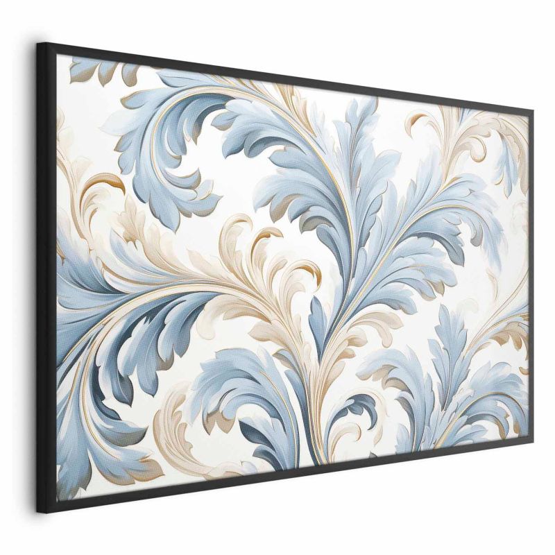 Plakat Artgeist Barokowe pnącze 60x40 cm z ramą czarną 1 szt