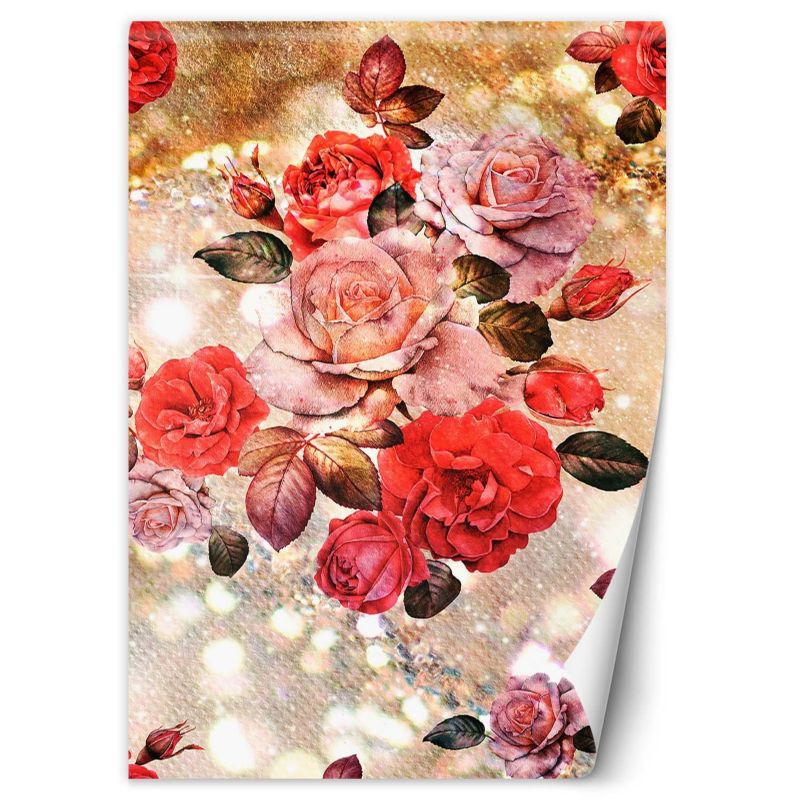 Fototapeta Feeby Kwitnące róże abstrakcja 200x280 1 szt