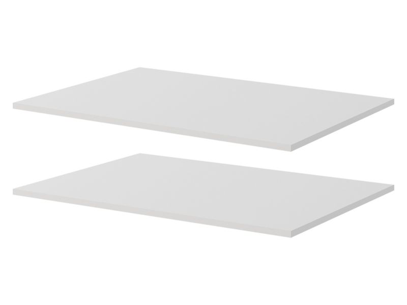 Dwie półki MIRJAN 24 Maxi MX16 do szafy MX06 biały