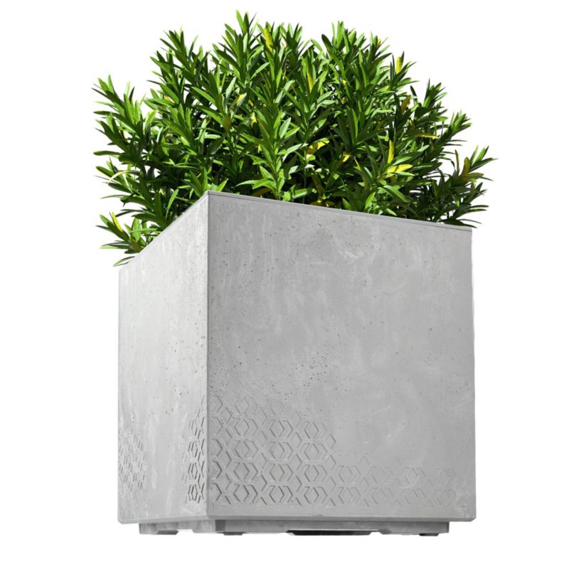 Doniczka KADAX Donica Kwietnik Skrzynia Wysoka 40cm Ogrodowa Na Kółkach Eko 1szt.