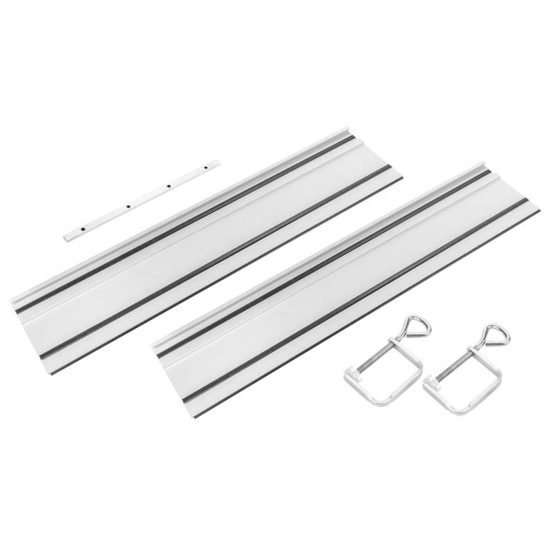 Szyny prowadzące do zagłębiarki GRAPHITE 2 x 700 mm, łącznik, 2 zaciski 1 kpl