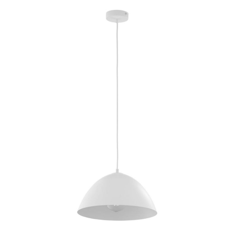 Lampa wisząca TK-Lighting Faro biała wym: 166 x 33,5 x 33,5 cm 1xE27 x 1 szt.