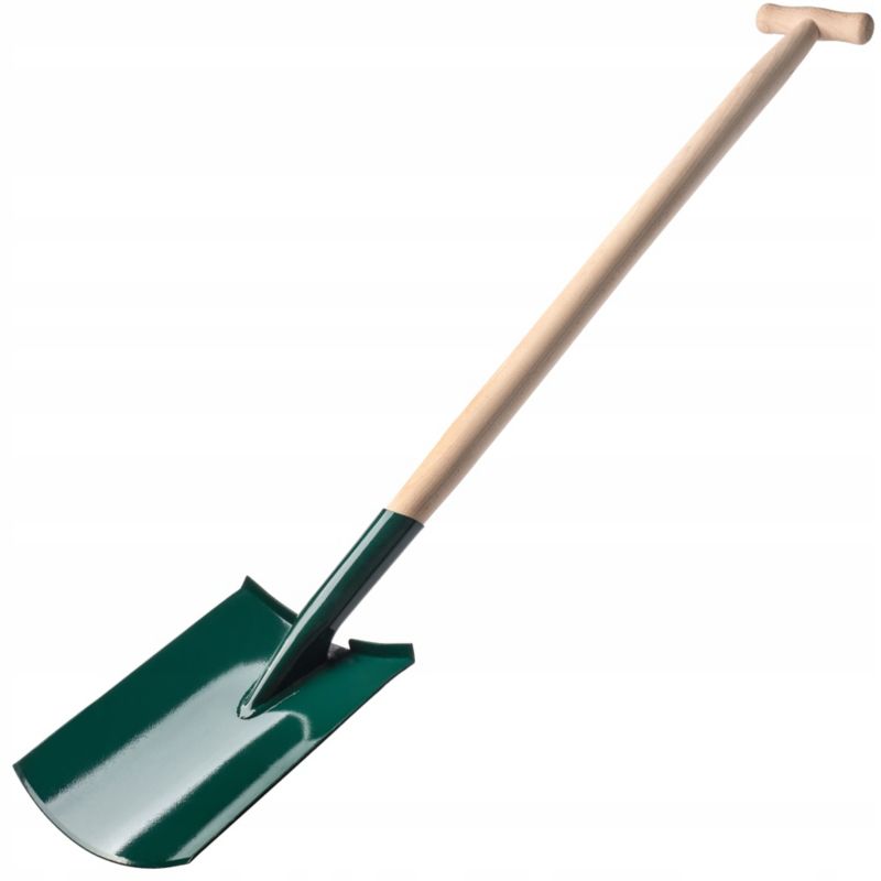 Łopata KADAX Szpadel metalowy Prosty Ogrodowy Drewniany Trzonek 117cm 1szt.