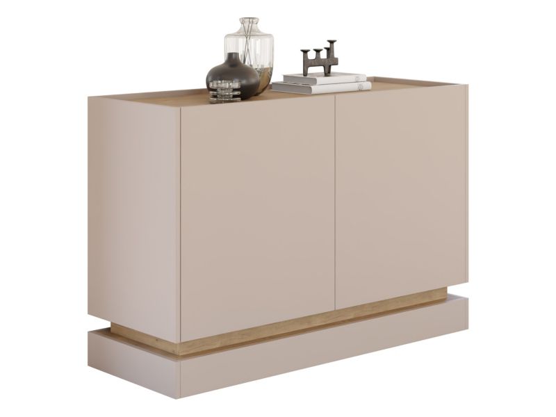 Komoda do salonu MIRJAN 24 Zarpant K120 2D piasek pustyni / dąb cremona 1 szt.