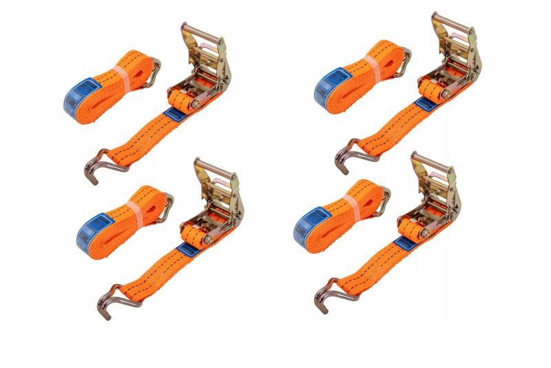 Pasy transportowe z napinaczem laweta UNITRAILER 4m/35mm/2t mocujące TUV 4 szt.