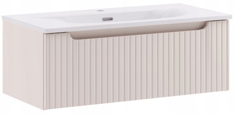 Szafka pod umywalkę Furnidea 80 cm z umywalką kaszmir Nova 1 szt.