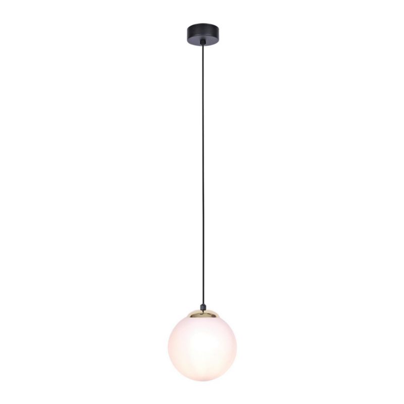 Lampa sufitowa wisząca Kaja Isla 9113 czarno-biała-złota nowoczesna 1xE27 x 40W 1 szt.