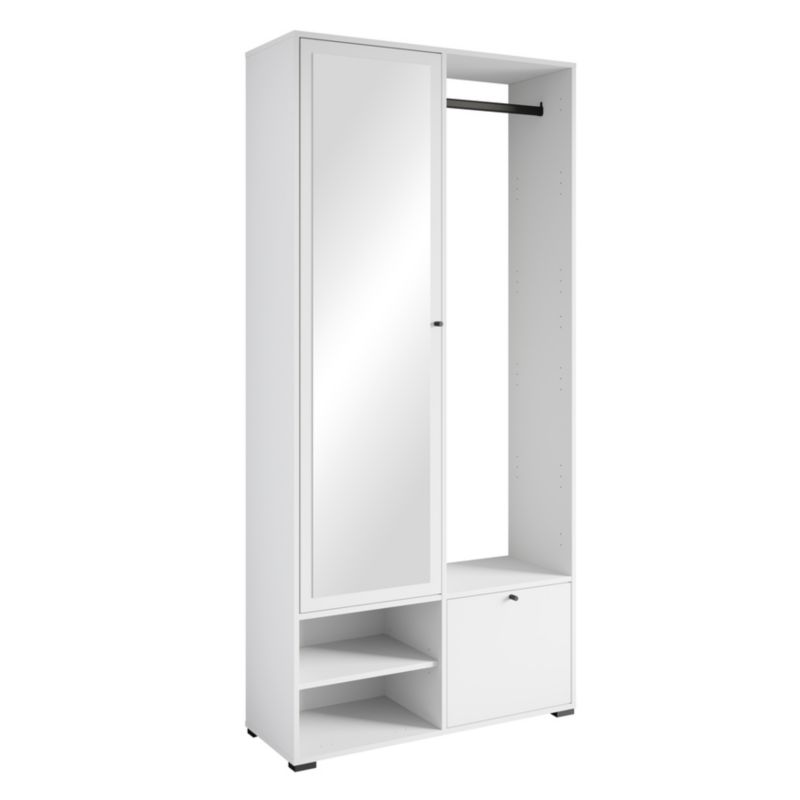 Garderoba MINIO go for it DAFNI 90 x 190 x 33 cm biała 1 szt.