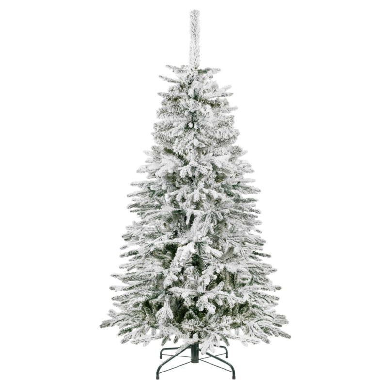 Sztuczna choinka Springos świerk śnieżony 180 cm ze stojakiem 1 szt.