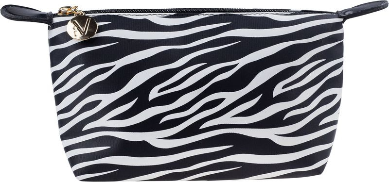 Intervion Kosmetyczka prosta duża Zebra