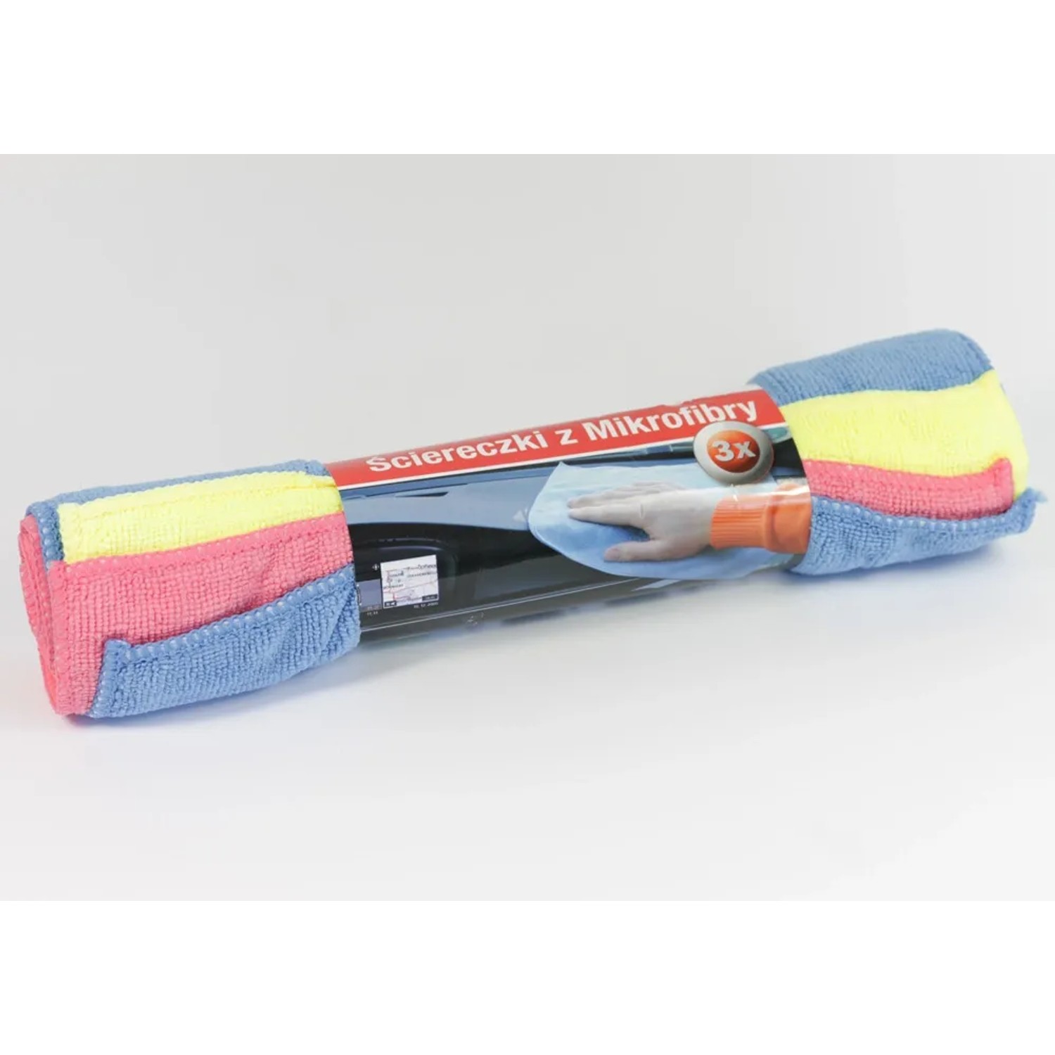 Ścierki z mikrofibry rulon 3 Szt