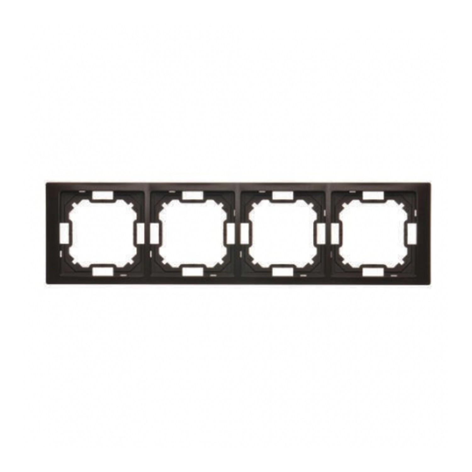 Elhurt Ramka Basic 4-krotna czarna