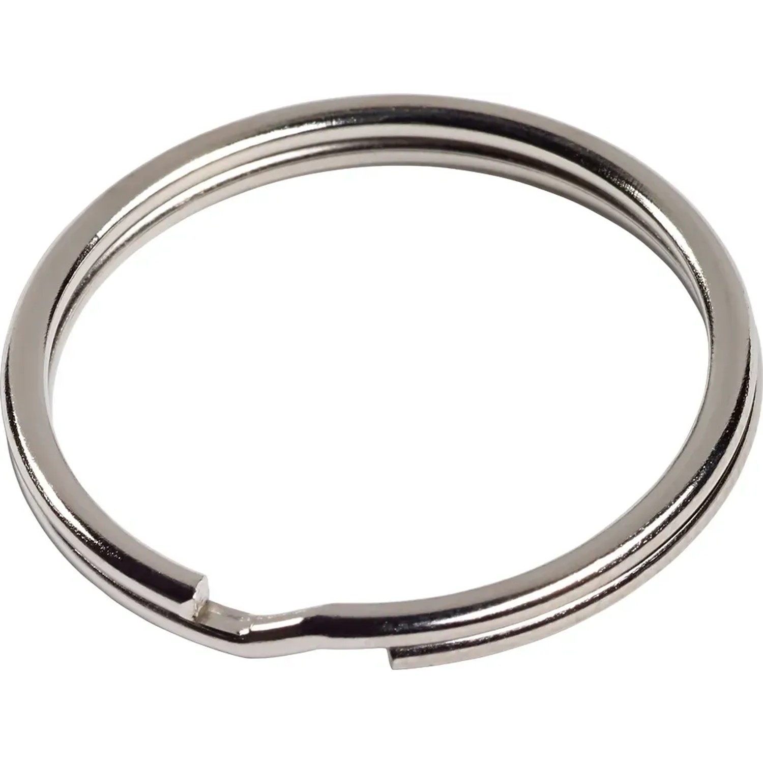 LUX-TOOLS Kółko do breloka stal nikiel 30mm 3szt.