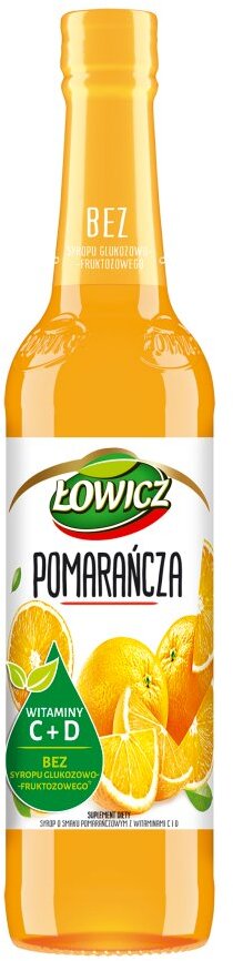 Syrop Łowicz, pomarańczowy, 400ml