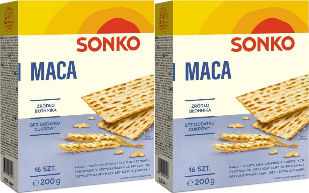 2x Maca tradycyjna Sonko, 16 sztuk, 200g