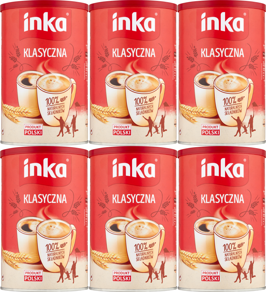 6x Kawa zbożowa Inka, puszka, 200g