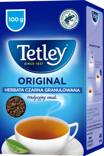 Herbata czarna granulowana Tetley Original, 100g