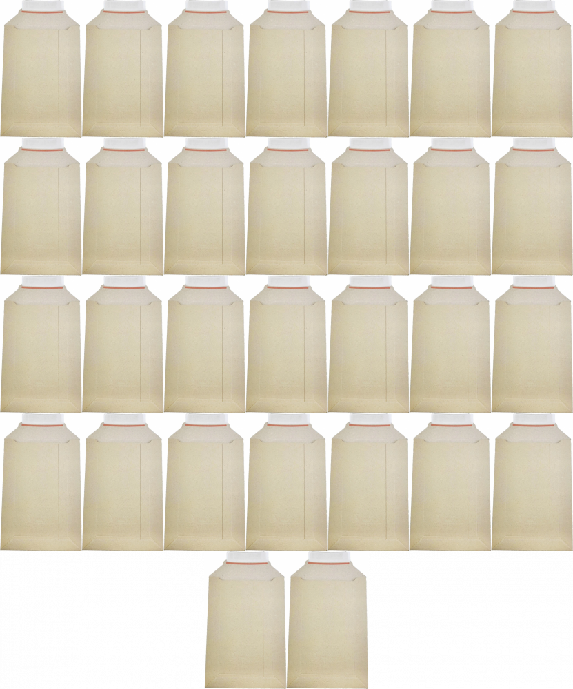 50x Koperta kartonowa Lettpac, B5, 176x250mm, z paskiem samoprzylepnym, brązowy, 1 sztuka