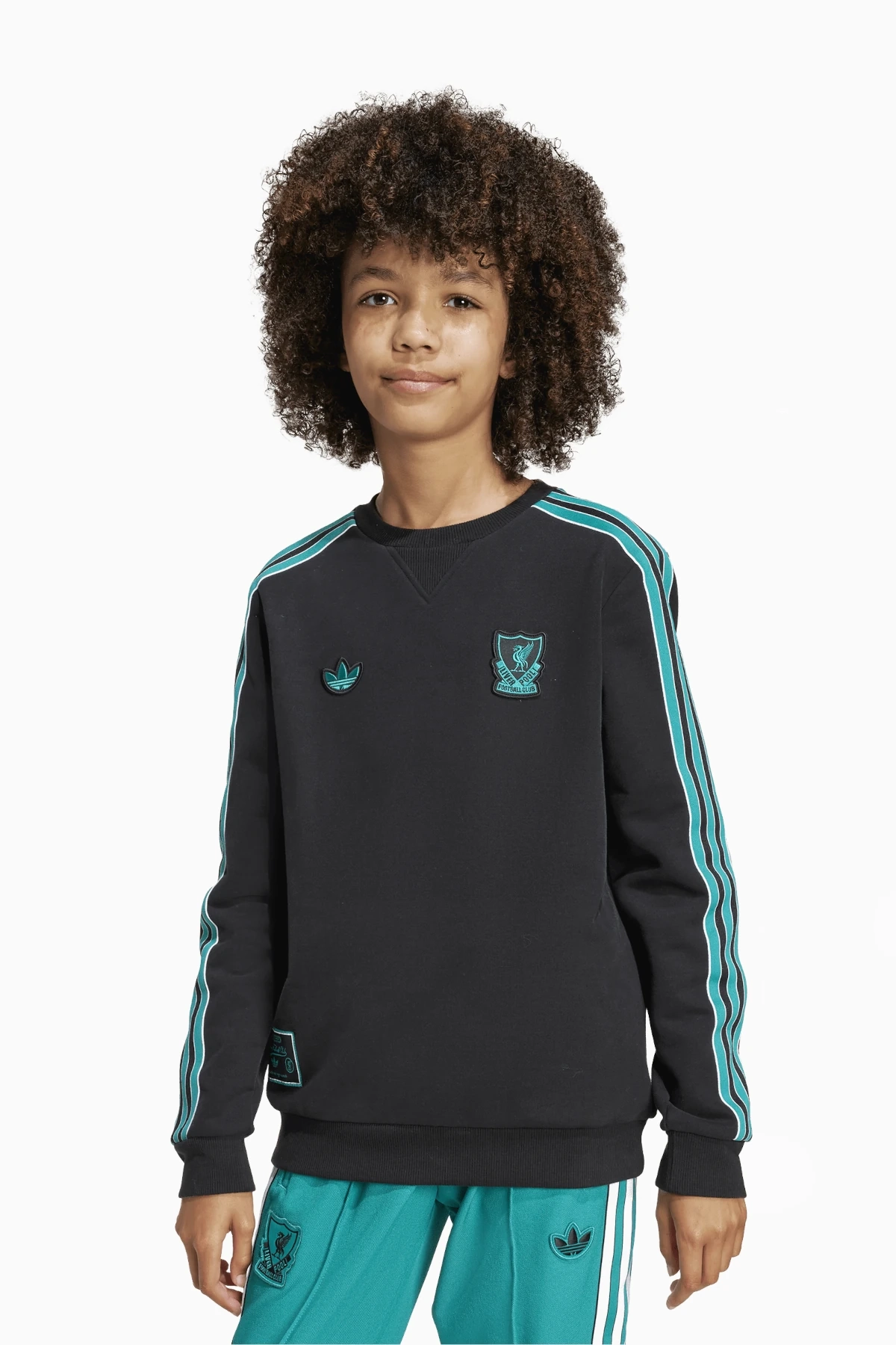 Bluza adidas Liverpool FC 25/26 Terrace Icons Sweat Junior - Czarny