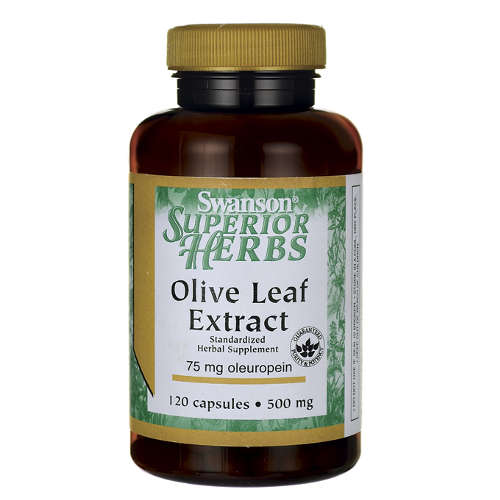 Swanson olive leaf extract 500 mg, 120 kapsułek