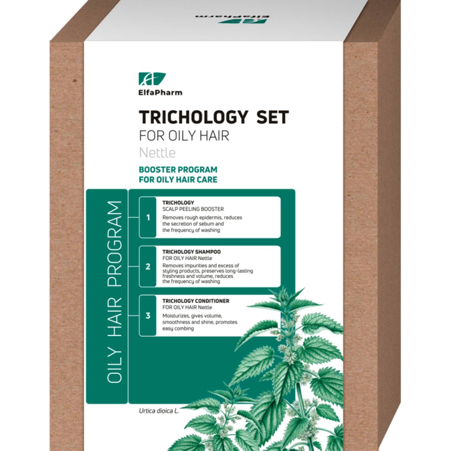 Elfa pharm - oily hair zestaw trychologiczny, 1 komplet