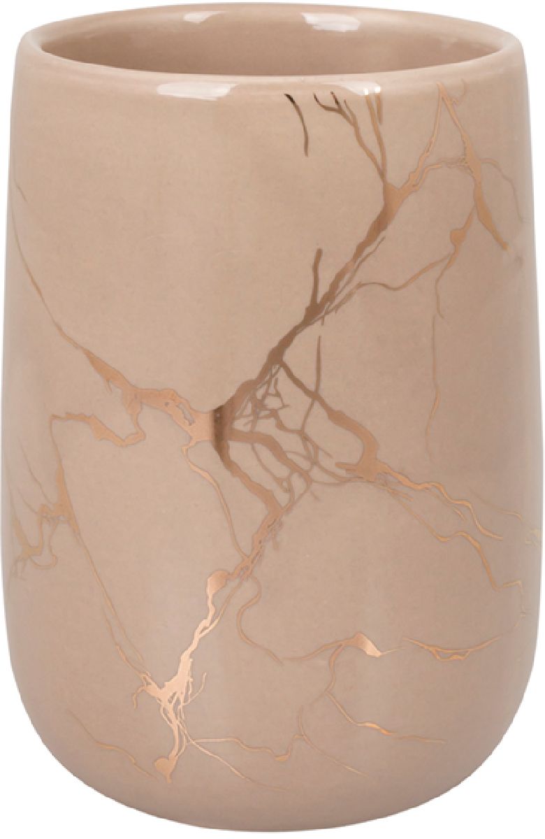 AWD Interior Diosa kubek na szczoteczki stojący beżowy AWD02191746