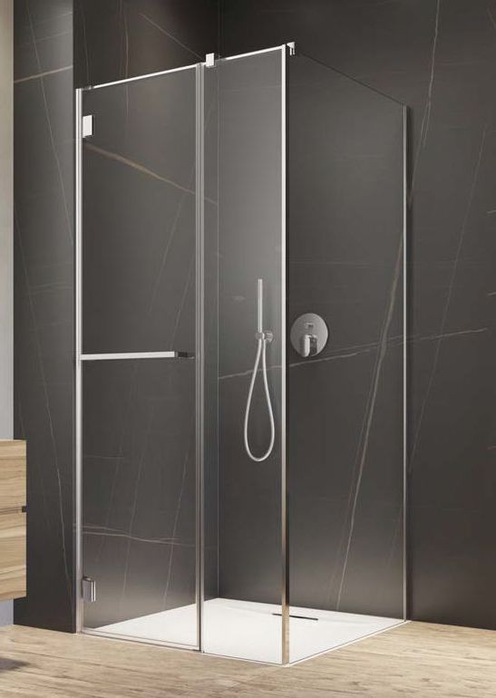 Radaway Carena KDJ kabina prysznicowa 100x80 cm prostokątna lewa chrom/szkło przezroczyste 134432-01-01NL