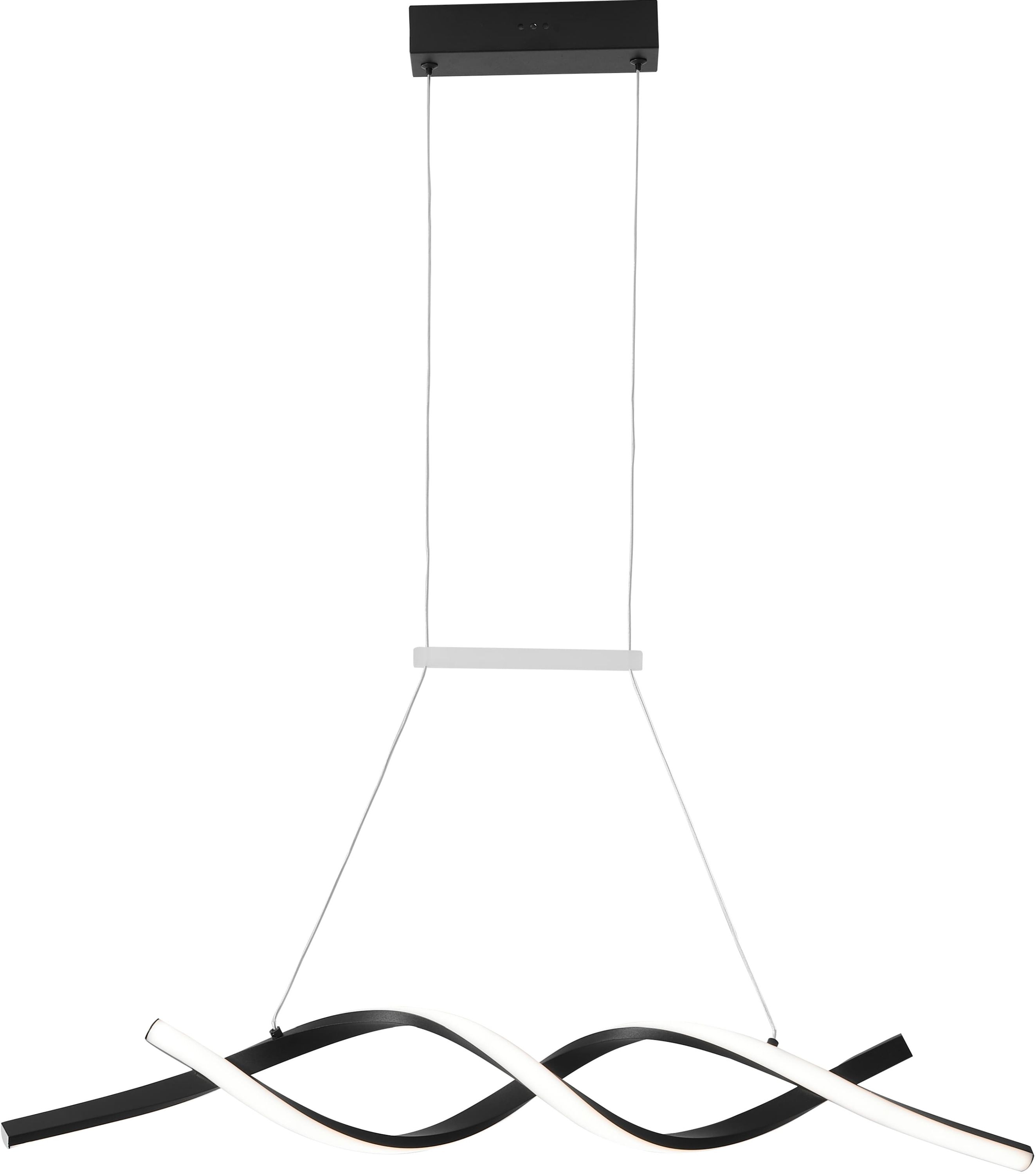 Kaja Burgo lampa wisząca 1x32W LED czarny K-8184