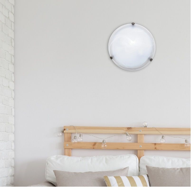 Rabalux Alabastro plafon 2x60 W biały 3303