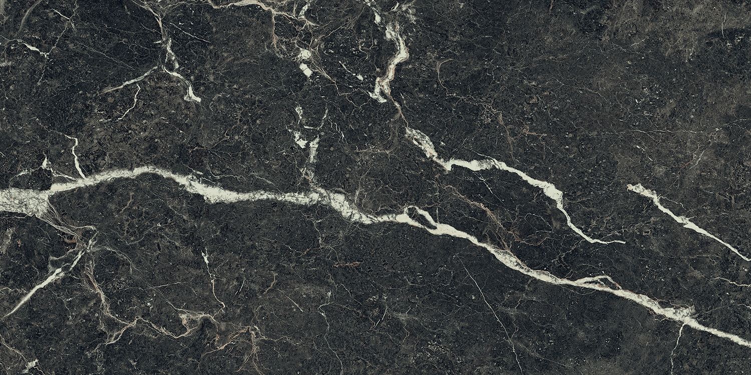 Tubądzin Pietra Convessa płytka ścienno-podłogowa 119,8x59,8 cm czarna