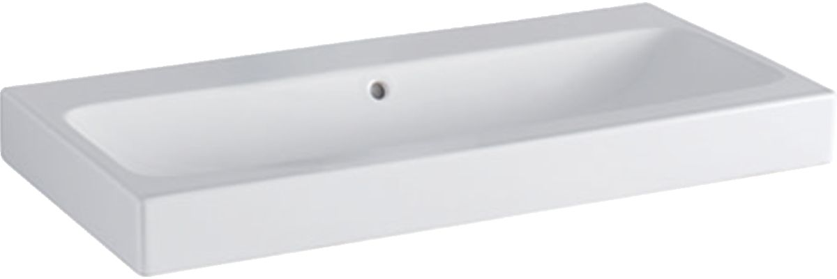 Geberit iCon umywalka 90x48 cm meblowa prostokątna KeraTect biała 124093600