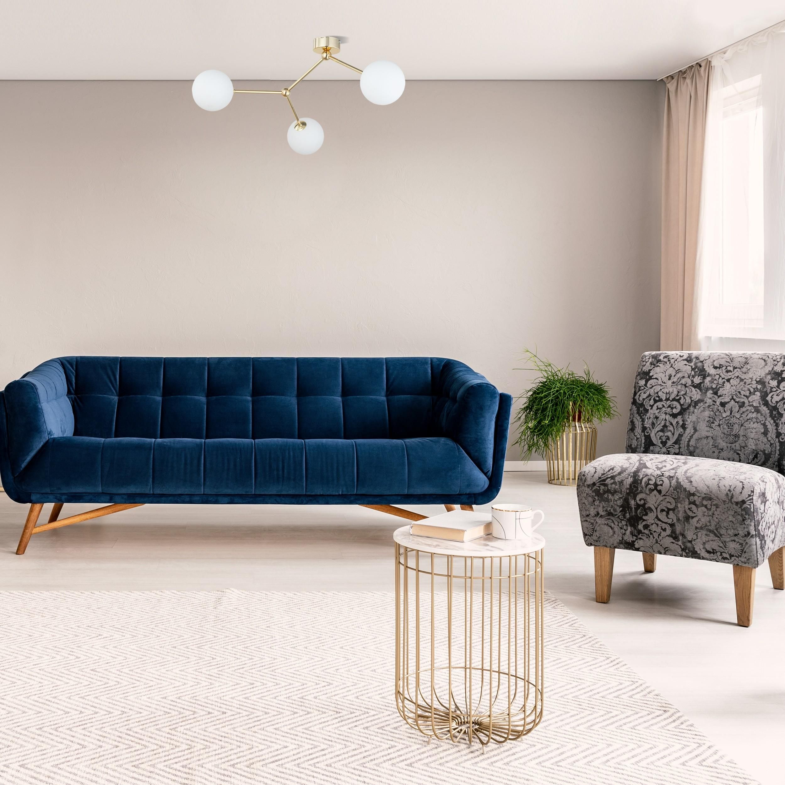 TK Lighting Fairy lampa podsufitowa 3x6W złota/biała 6471 - Wysyłka w 24h