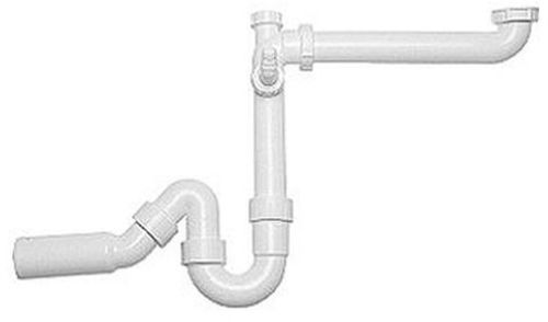 Blanco syfon zlewozmywakowy rurowy płaski biały 137287 - Wysyłka w 24h