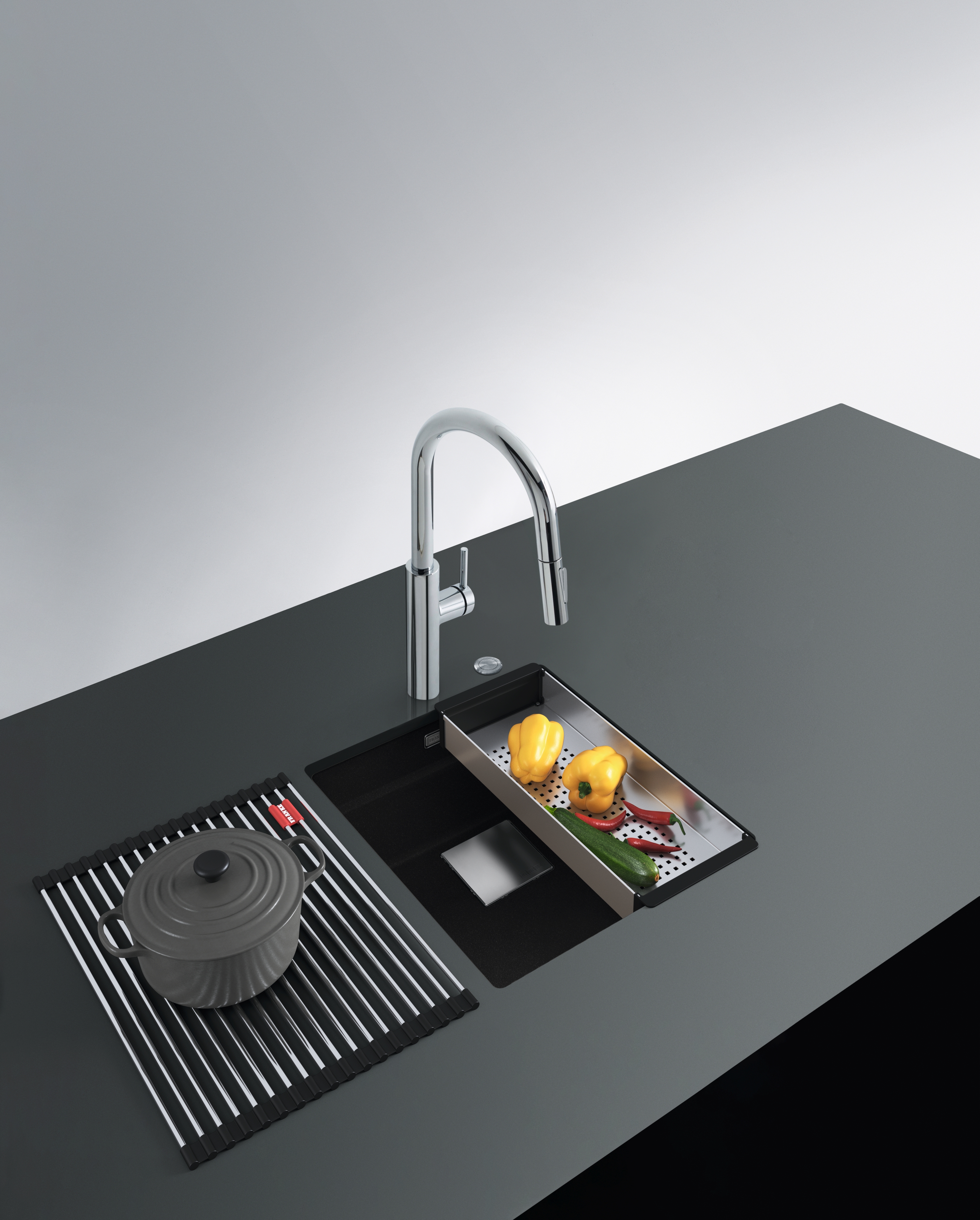 Franke Kanon KNG 110-37 zlewozmywak 37x42 cm Fragranite onyx 125.0528.628