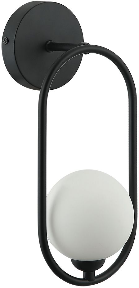 Italux Lupus kinkiet 1x40 W czarny WL-3965-1-BL