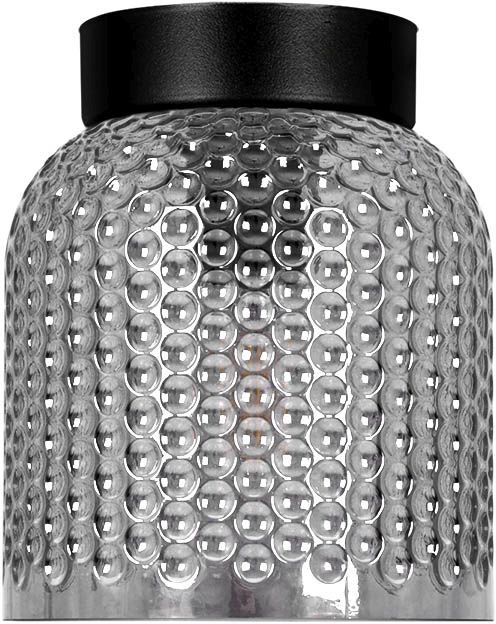 Kaja Inga lampa podsufitowa 1x15 W czarna-grafitowa K-5632